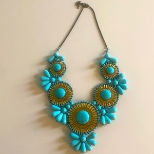 Turquoise statement necklace